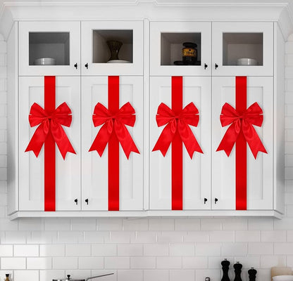 Holiday Cabinet Bow